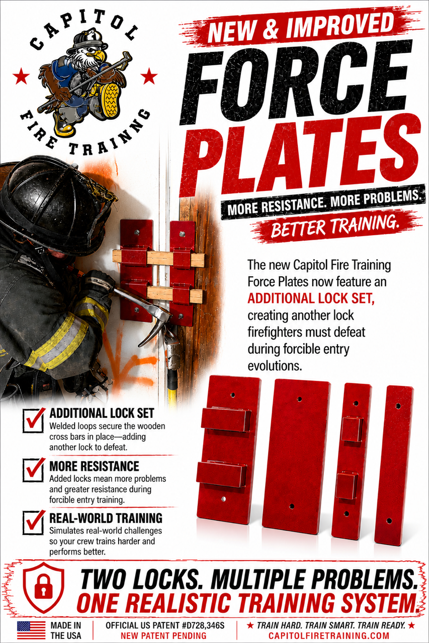 Force Plates "Dual Locks" Forcible Entry Kit