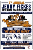 7th Annual Jerry Fickes Memorial Training Weekend